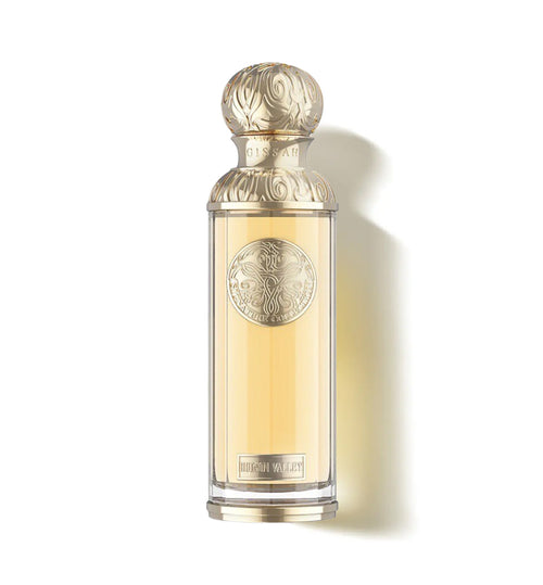 Gissah Hudson Valley 200ml perfume bottle with decorative cap on a white background