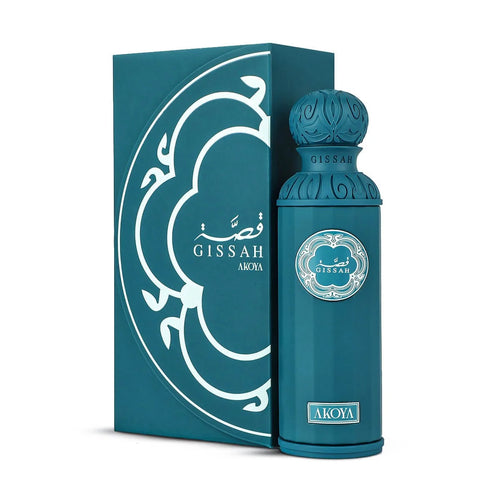 Gissah Akoya 200ml prefume bottle and packaging